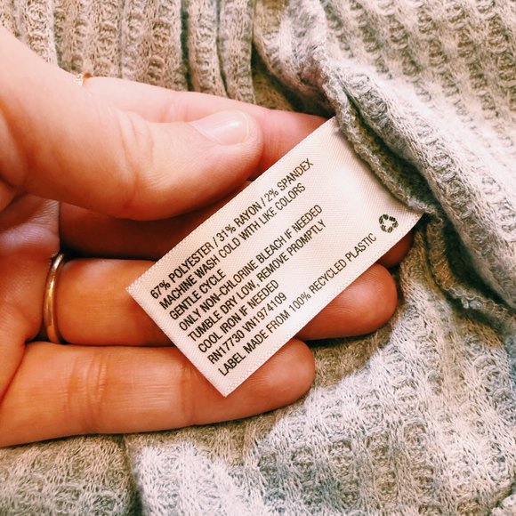 Colsie Gray Waffle Button-Up, Open Cardigan - Picture 9 of 12